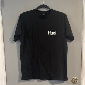 HUEL Black Short Sleeve Tee Classic Crew Neck‎ M